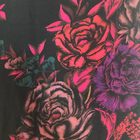 Alice and Olivia Dark Floral Dress - Picture 3 of 4